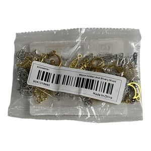 Mixed Gold and Silver Charms Set of 60